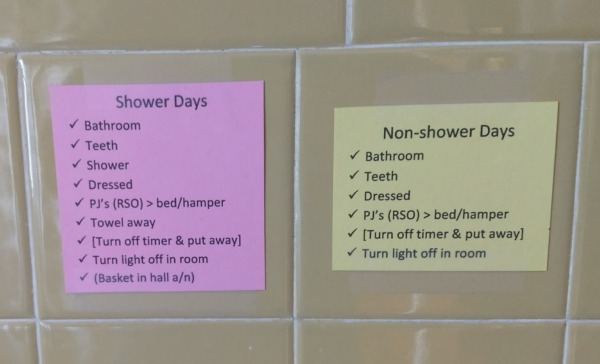 Checklists for my son