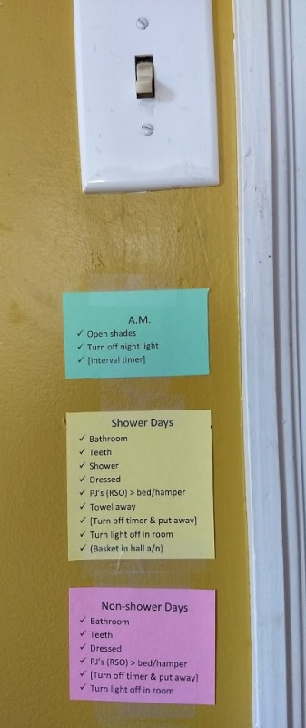 Checklists for my son