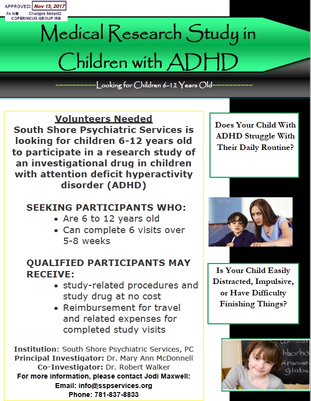 New ADHD medication trial