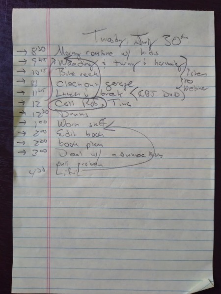 The best laid plans...