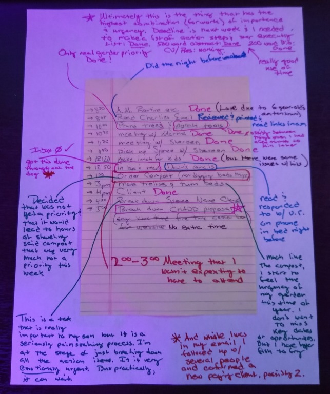 Schedules don't always go to plan but that's okay.